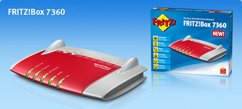 fritzbox met glasvezel en adsl van Kliksafe